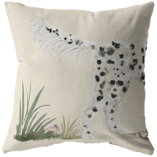 Load image into Gallery viewer, Llewellin Setter Pillow, Black and White English Setter, Setter Owners Gift | Gun Dog Art
