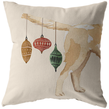 Load image into Gallery viewer, Labrador Retriever Christmas ornament Pillow
