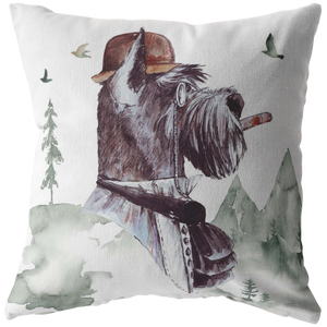 Scottie Throw Pillow | Scottish Terrier Home Decor | Unique Furbaby Art