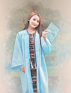 Graduation Portrait, Personalized Grad Gift, Fraternity or Sorority Portrait, Graduation 2021, Graduate Nurse Present