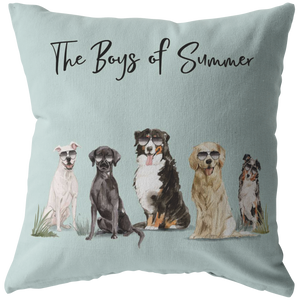 Summer Dog Pillow