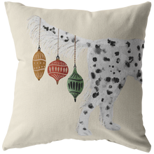 Load image into Gallery viewer, Llewellin Setter Dog Christmas Pillow
