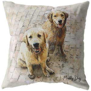 Custom Pet Portrait Pillow, Gift for Pet Owners, Pet Pillow from Photo