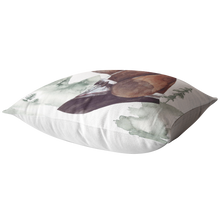 Load image into Gallery viewer, Basset Hound Throw Pillow, Dog Pillow, Pet Portrait Pillow, Gift for Dog Lovers
