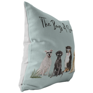 Summer Dog Pillow | Dogs with Sunglasses | Pet Throw Pillow | Gift for Pet Lovers | Pet Loss Gift