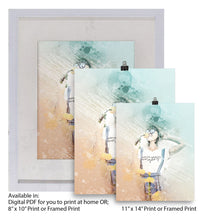 Load image into Gallery viewer, Custom City or Town Map | Map of My Home Town | Christmas Gift for New Homeowner | 1st Anniversary Gift
