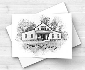 Custom House Portrait, First Time Home Buyer Gift, House Drawing, Housewarming Gift for Best Friend