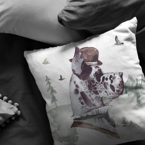 Great Dane Throw Pillow | Watercolor Cushion Pet Decor | Large Breed pet Lovers Gift