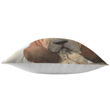 Load image into Gallery viewer, Blood Hound Christmas Pillow | Peekaboo Dog Pillow | Hound Dog Owner Gift
