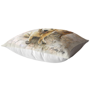 Custom Pet Portrait Pillow, Gift for Pet Owners, Pet Pillow from Photo